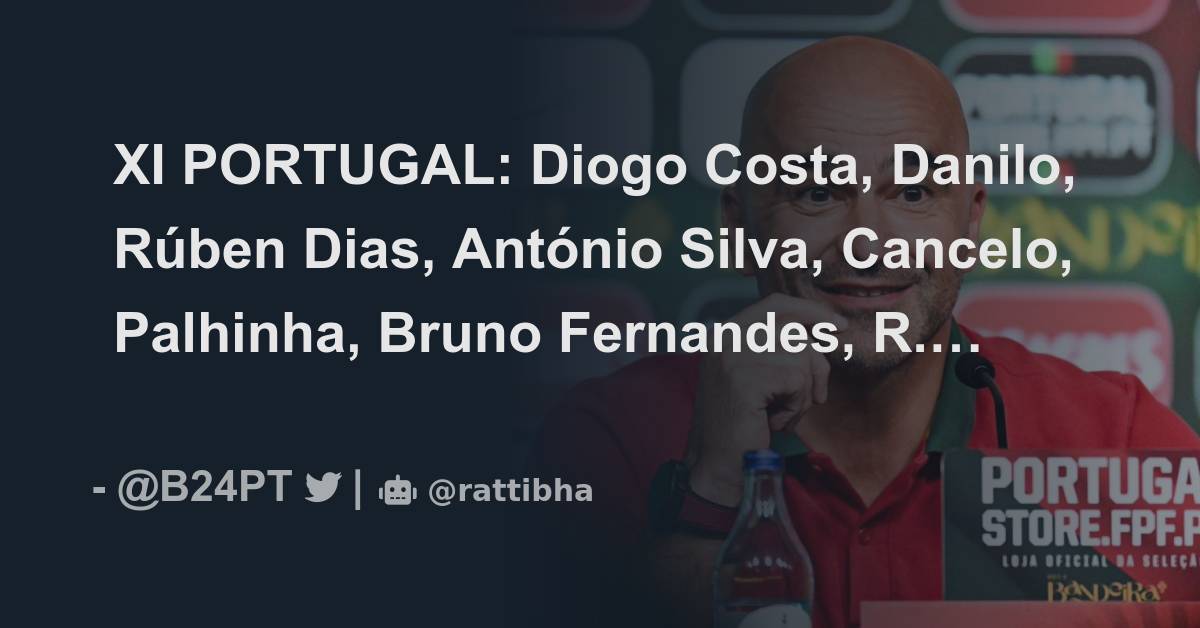 Xi Portugal Diogo Costa Danilo R Ben Dias Ant Nio Silva Cancelo