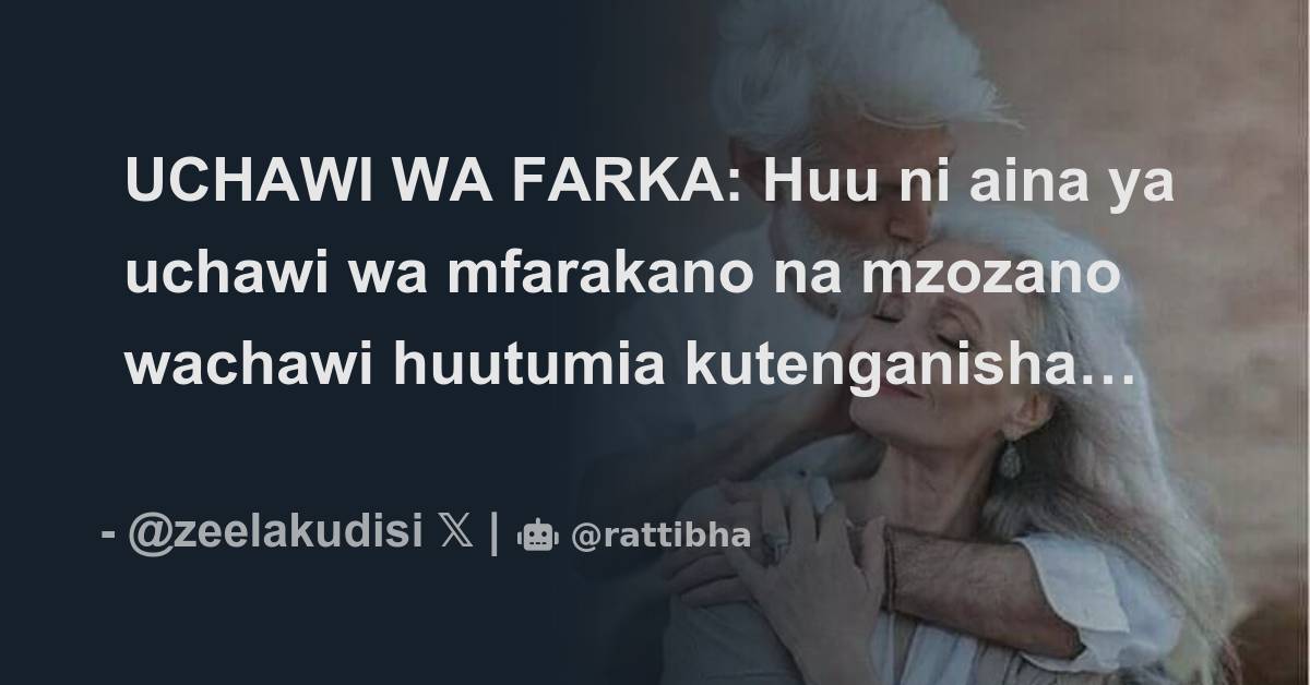 UCHAWI WA FARKA Huu Ni Aina Ya Uchawi Wa Mfarakano Na Mzozano Wachawi