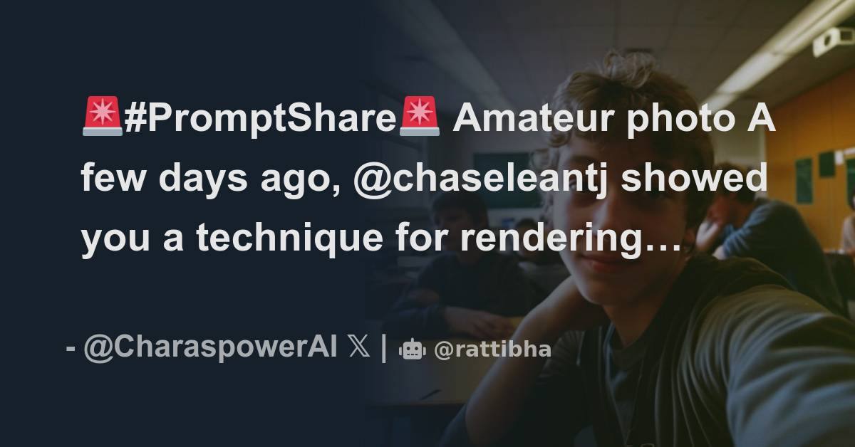 PromptShare Amateur Photo A Few Days Ago Chaseleantj Showed You A