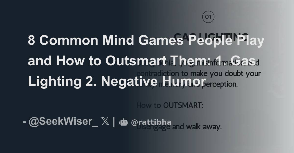 8 Common Mind Games People Play And How To Outsmart Them 1 Gas