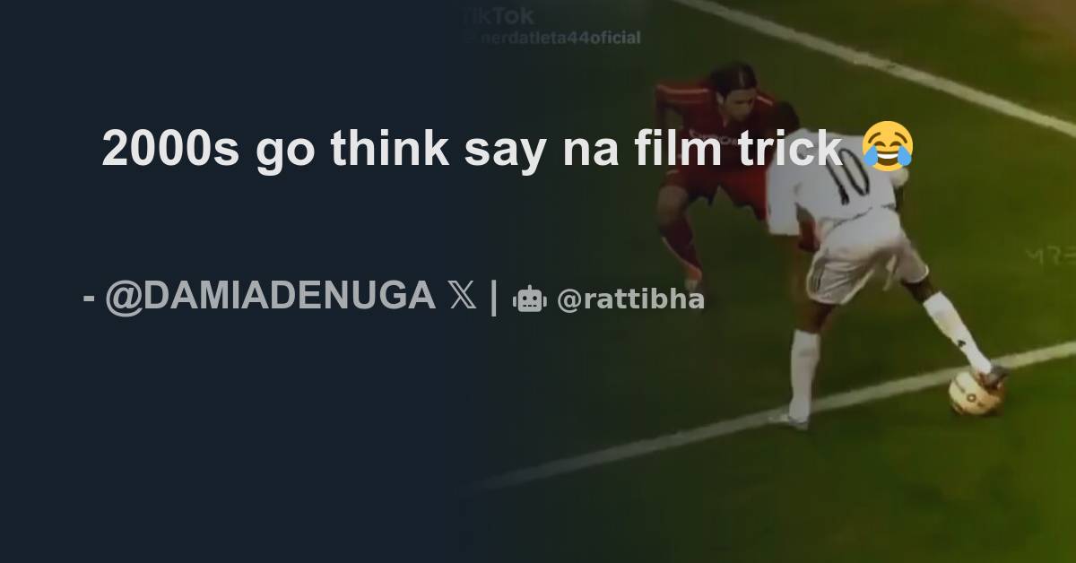 S Go Think Say Na Film Trick Dami Adenuga