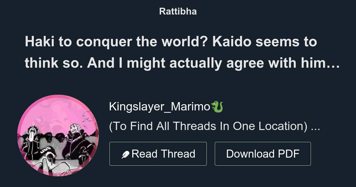 Mehmet on X: 43 Pages Zoro killing Kaido Essay. Contains material up to  Chapter 1050 Link to the theory:  @NOTFlJl  @mrmorjman @Geo_AW @merphynapier @JayDlegend  / X