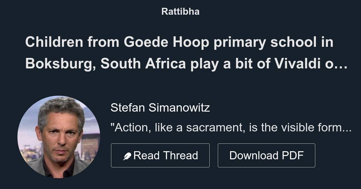 Children from Goede Hoop primary school in Boksburg, South Africa play