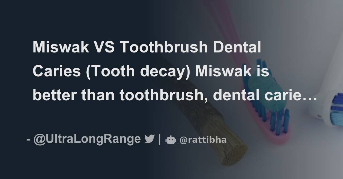 Miswak VS Toothbrush Thread from Masked Boi UltraLongRange Rattibha