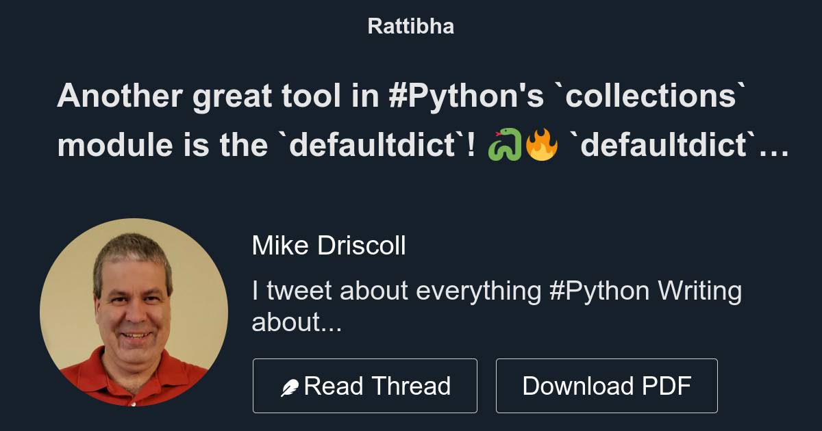 Another Great Tool In Python s collections Module Is The another-great-tool-in-python-s-collections-module-is-the