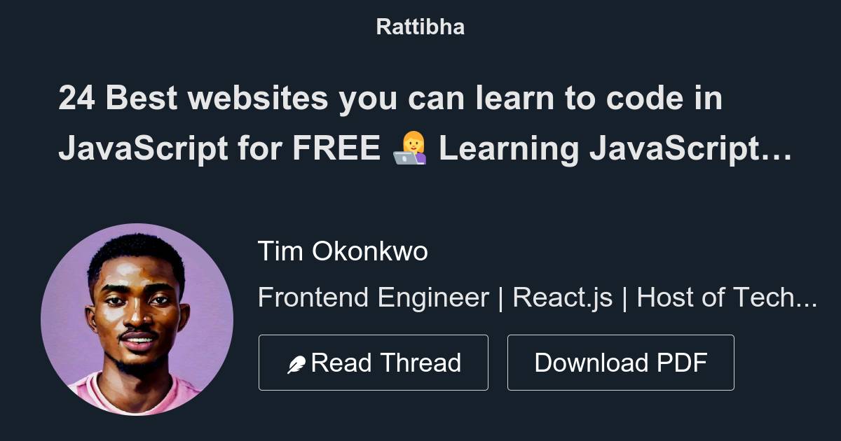 24 best websites you can learn to code in javascript for free 