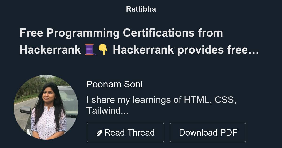 Free Programming Certifications