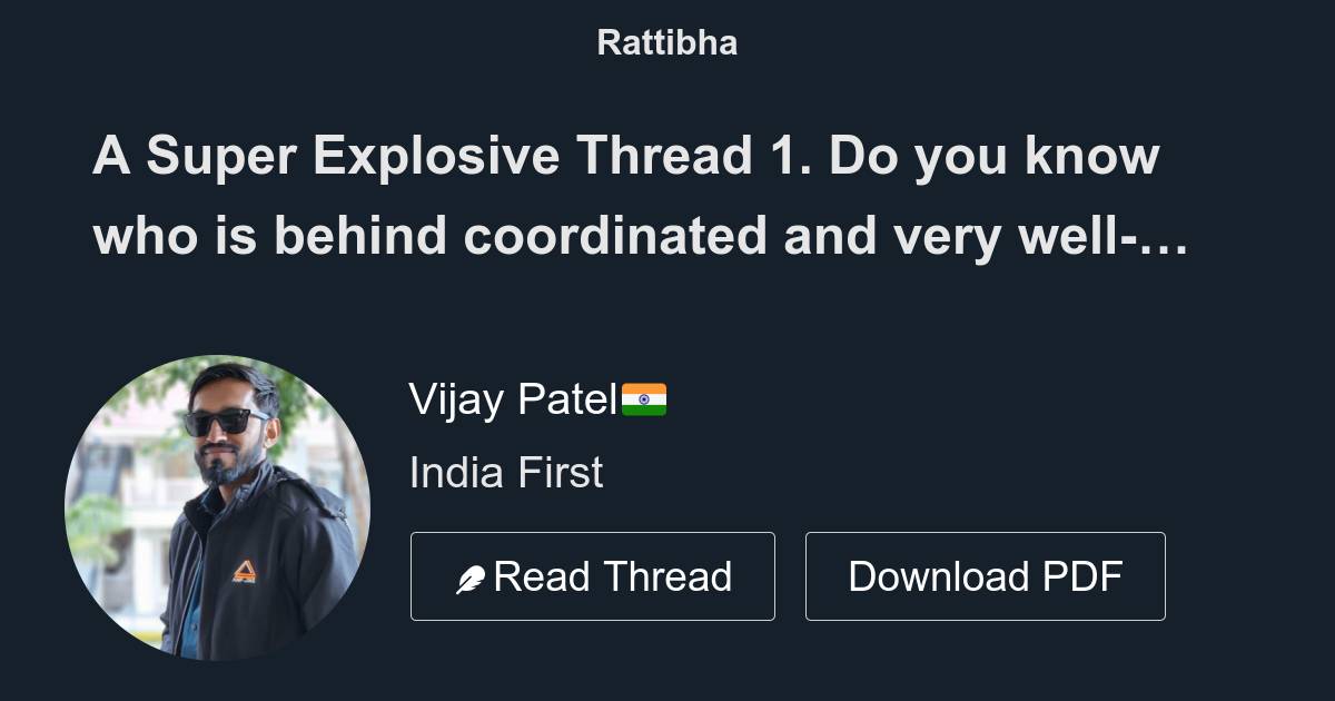 Thread by @vijaygajera on Thread Reader App – Thread Reader App