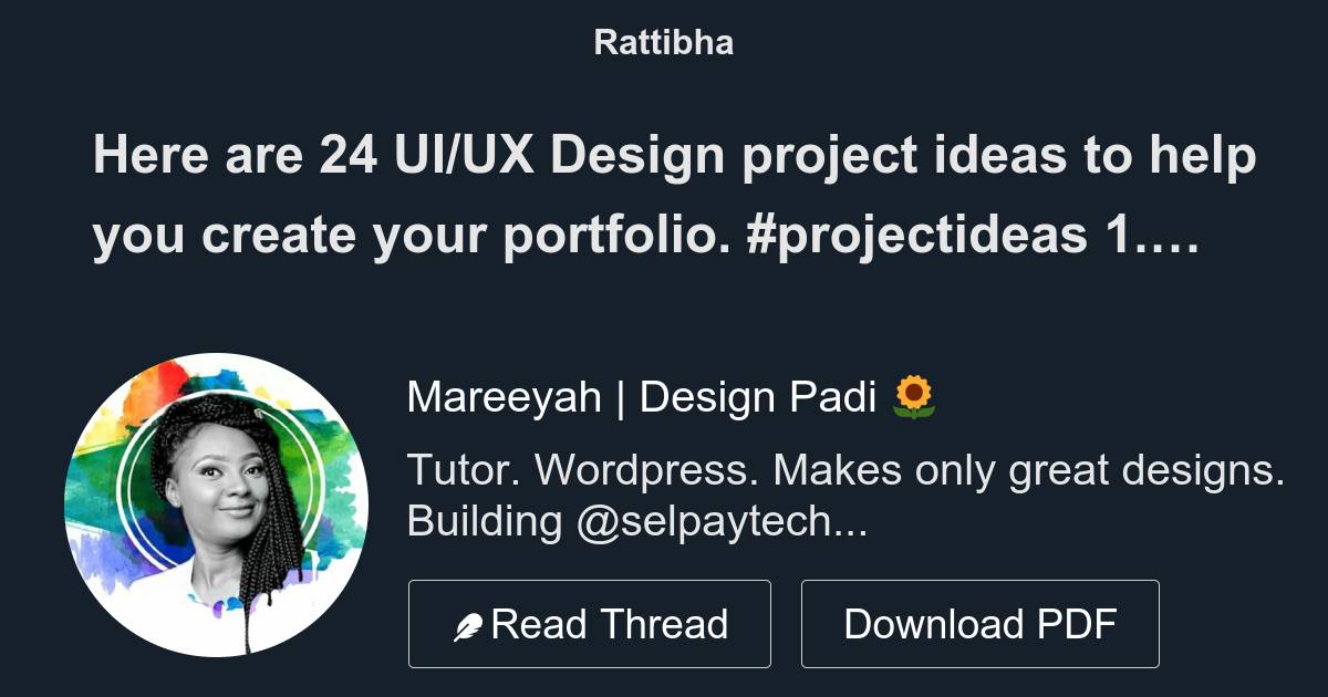Here are 24 UI/UX Design project ideas to help you create your ...