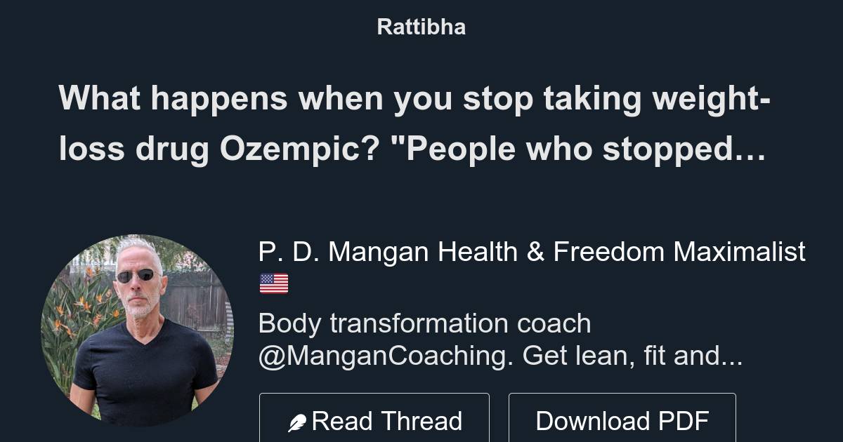 What Happens When You Stop Taking Weight loss Drug Ozempic People Who what-happens-when-you-stop-taking-weight-loss-drug-ozempic-people-who