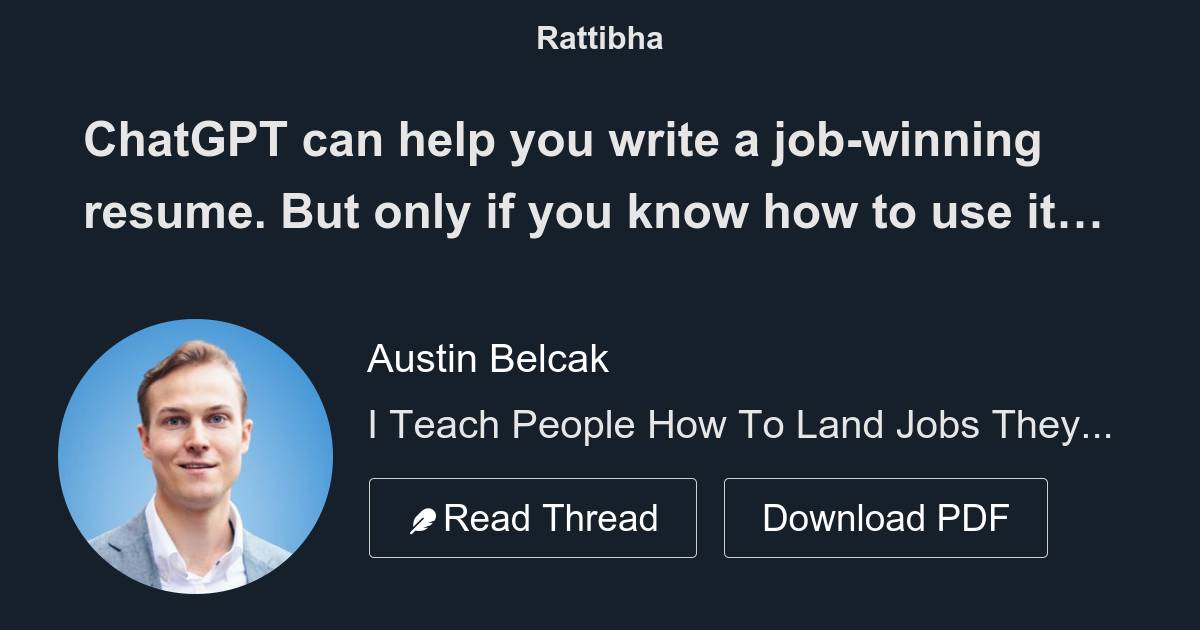 ChatGPT can help you write a job winning - 1634194007503826948 1 