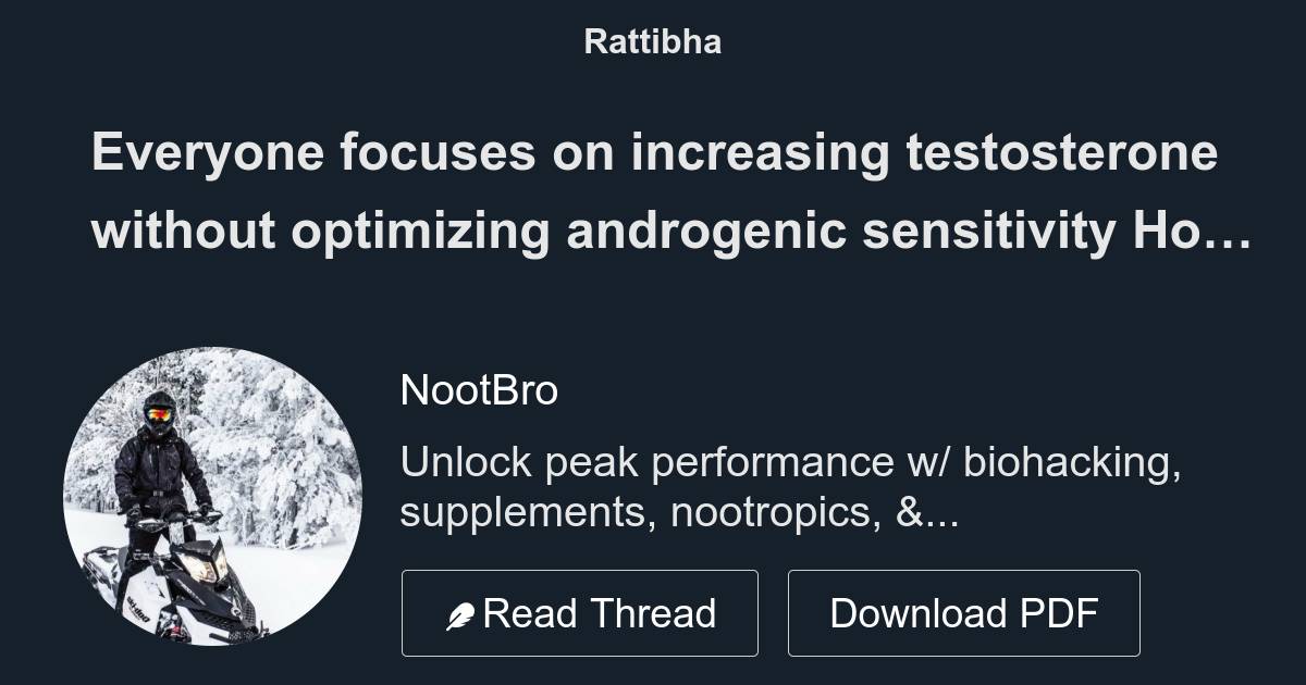 Everyone focuses on increasing testosterone without optimizing