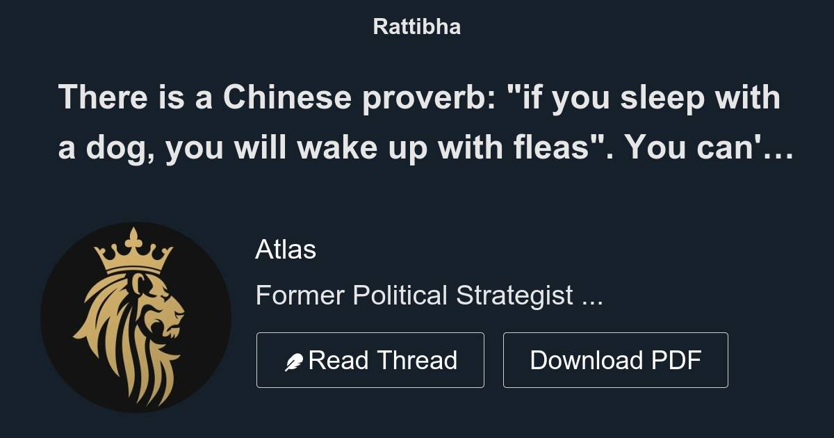 there-is-a-chinese-proverb-if-you-sleep-with-a-dog-you-will-wake-up