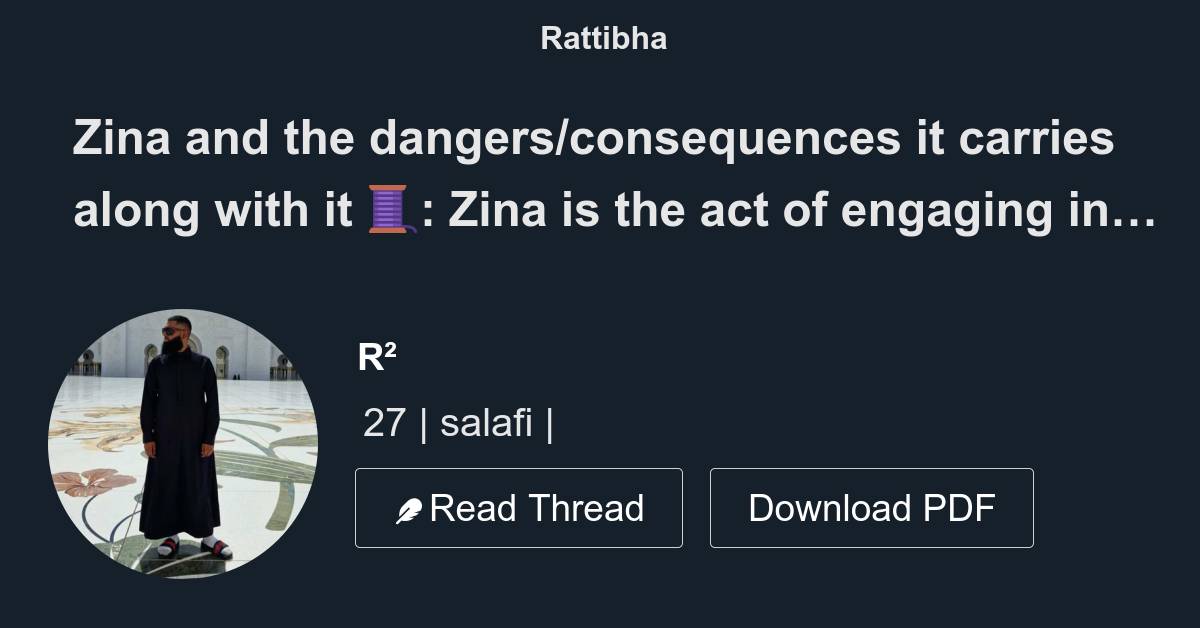 zina-and-the-dangers-consequences-it-carries-along-with-it-zina-is