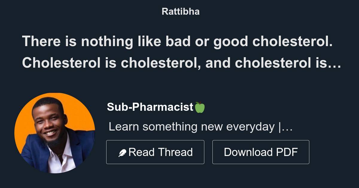 There Is Nothing Like Bad Or Good Cholesterol Cholesterol Is there-is-nothing-like-bad-or-good-cholesterol-cholesterol-is