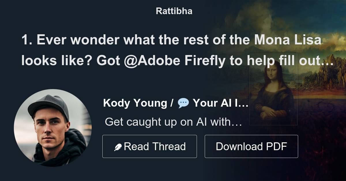 Kody Young / 💬 Your AI Interpreter on X: 1. Ever wonder what the