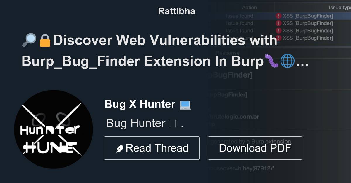 🔎🔒Discover  Vulnerabilities with Burp_Bug_Finder Extension In Burp🐛🌐