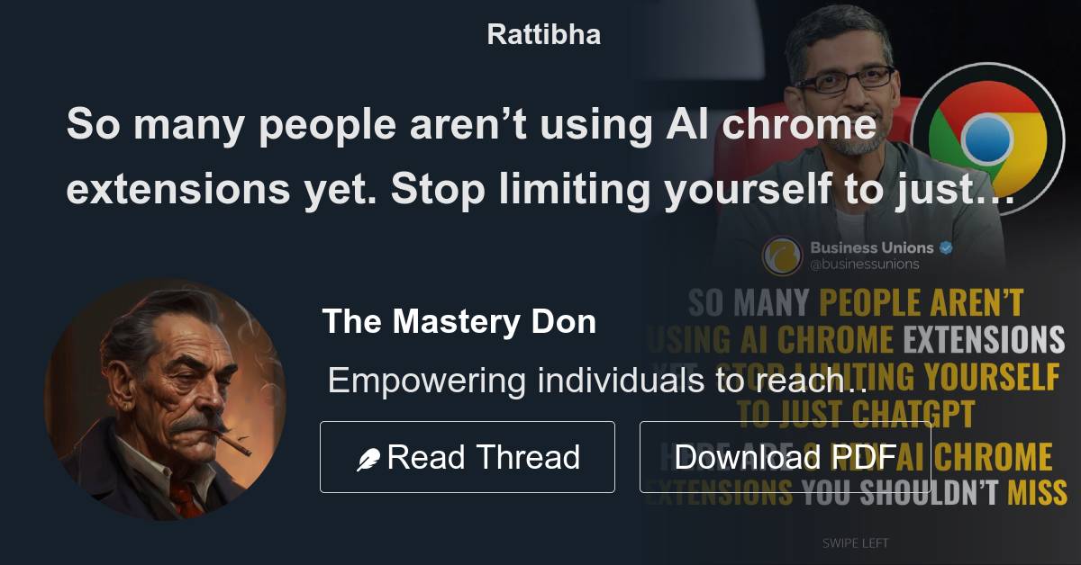 So many people aren’t using AI chrome extensions yet. Stop limiting