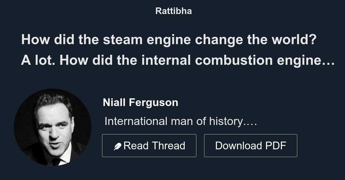 How Did The Steam Engine Change Lives