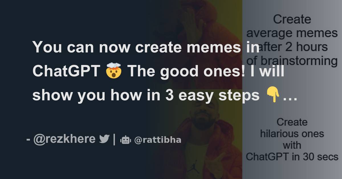 How to Create Memes in ChatGPT in Less Than 2 Minutes