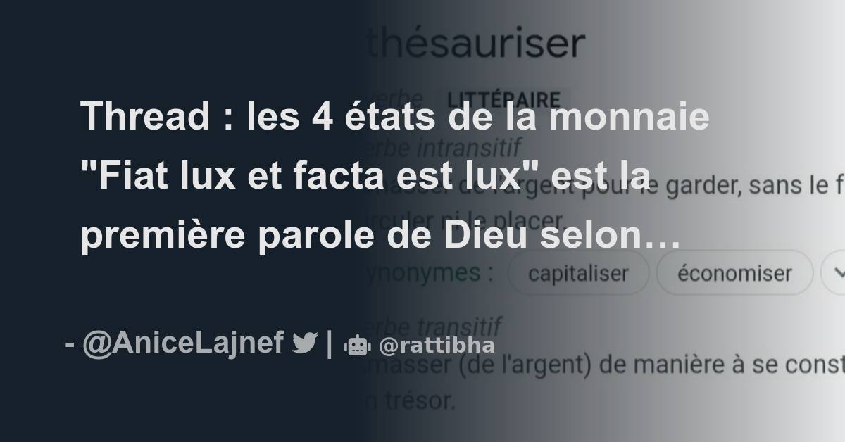 Thread les 4 états de la