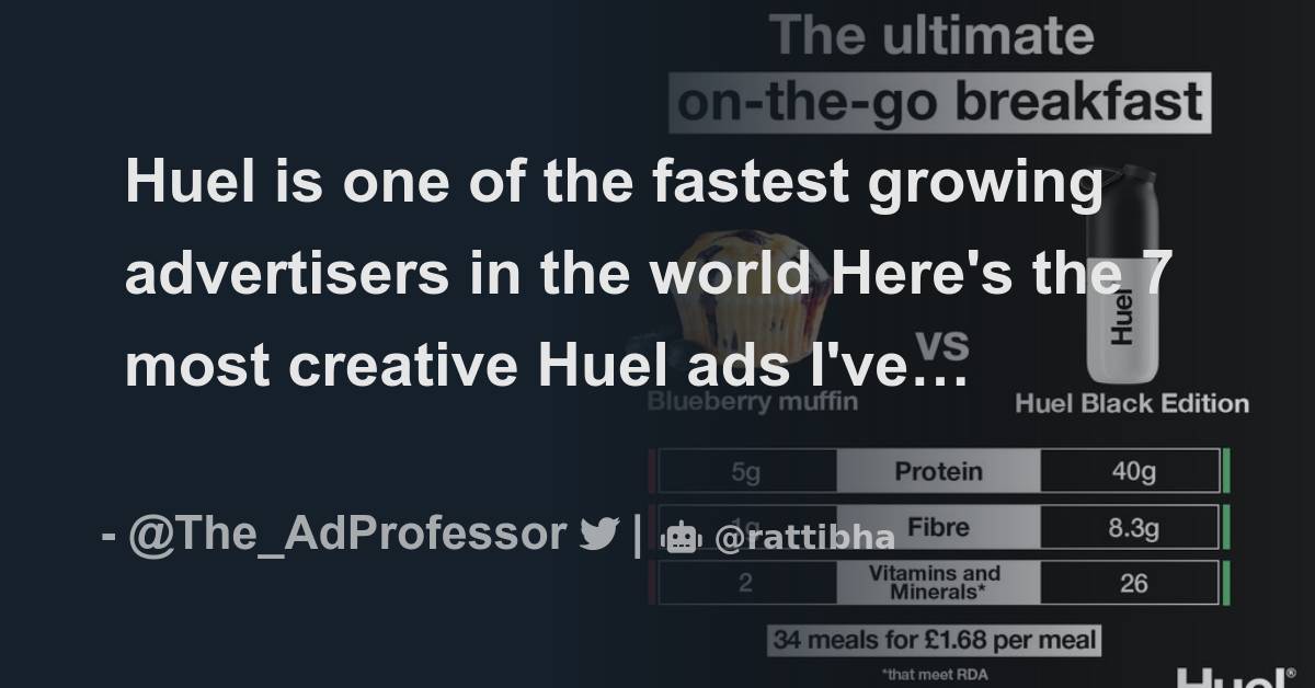 Huel: Shake Things Up • Ads of the World™