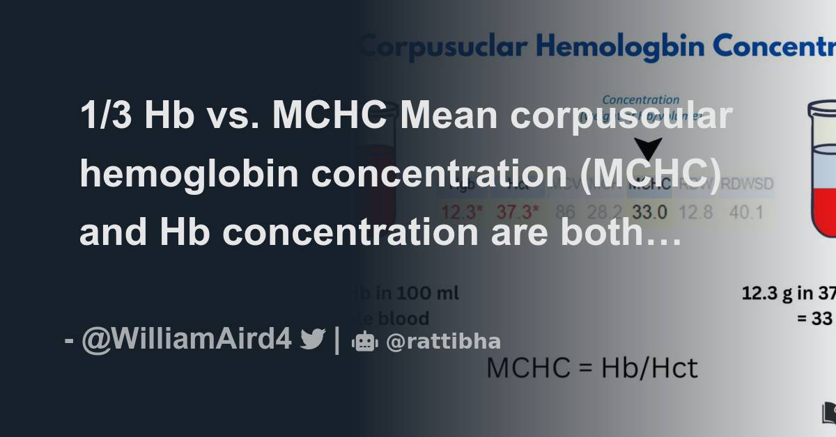 1 3 Hb Vs MCHC Mean Corpuscular Hemoglobin Concentration MCHC And Hb 1-3-hb-vs-mchc-mean-corpuscular-hemoglobin-concentration-mchc-and-hb