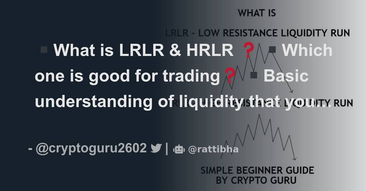 ️What is LRLR & HRLR ️Which one is good for trading ️Basic ...