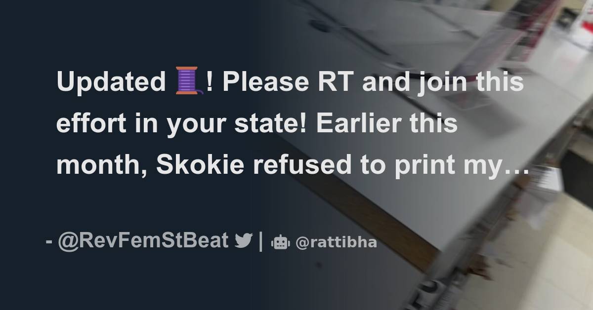 Updated please rt and join this effort in your state earlier this