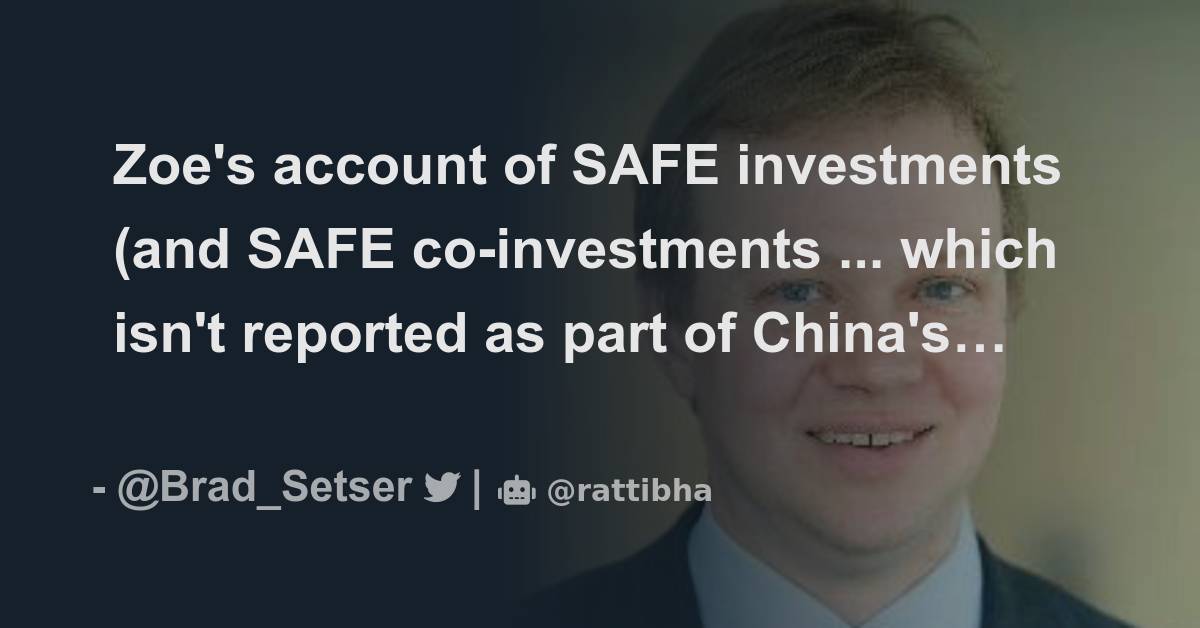 Zoe's account of SAFE investments (and SAFE coinvestments which