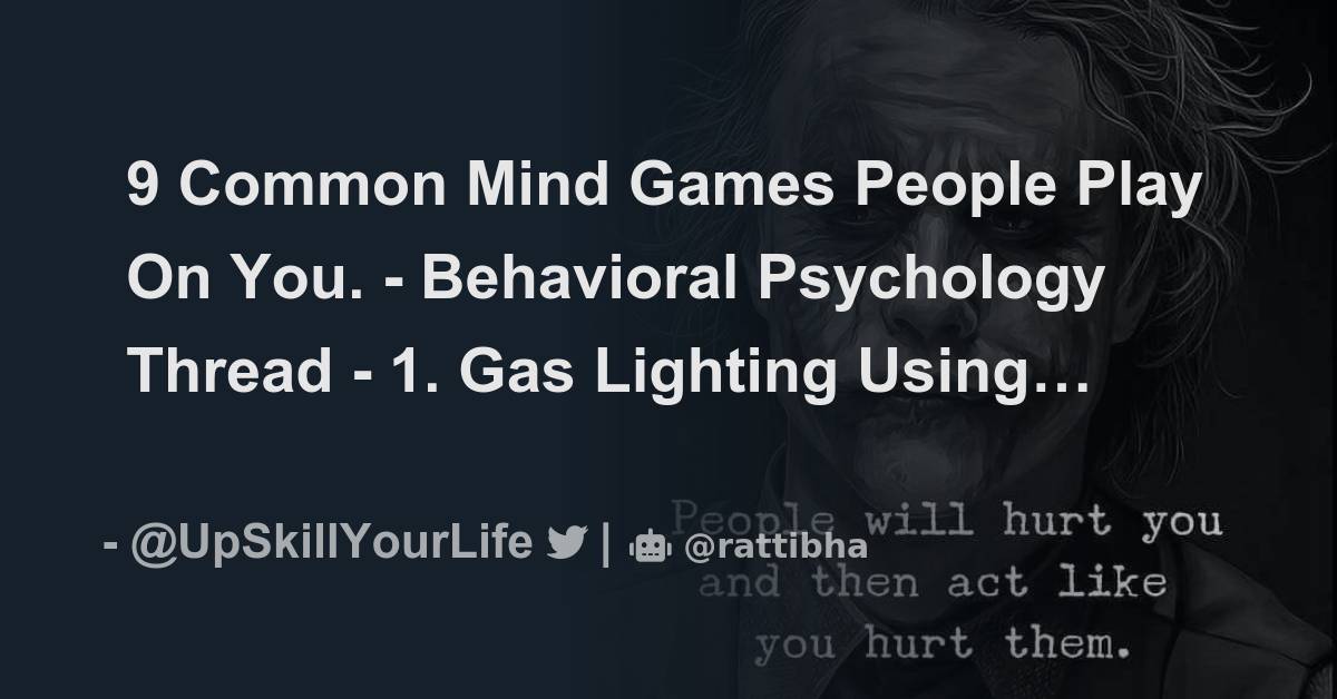 People Games: The Ten Most Common Mind Games and Power Plays That People  Play