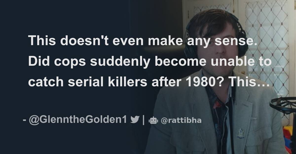 This doesn't even make any sense. Did cops suddenly unable to