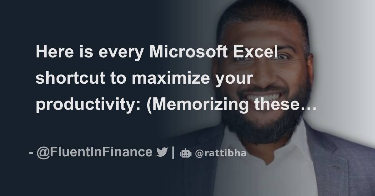 Here is every Microsoft Excel shortcut to maximize your productivity