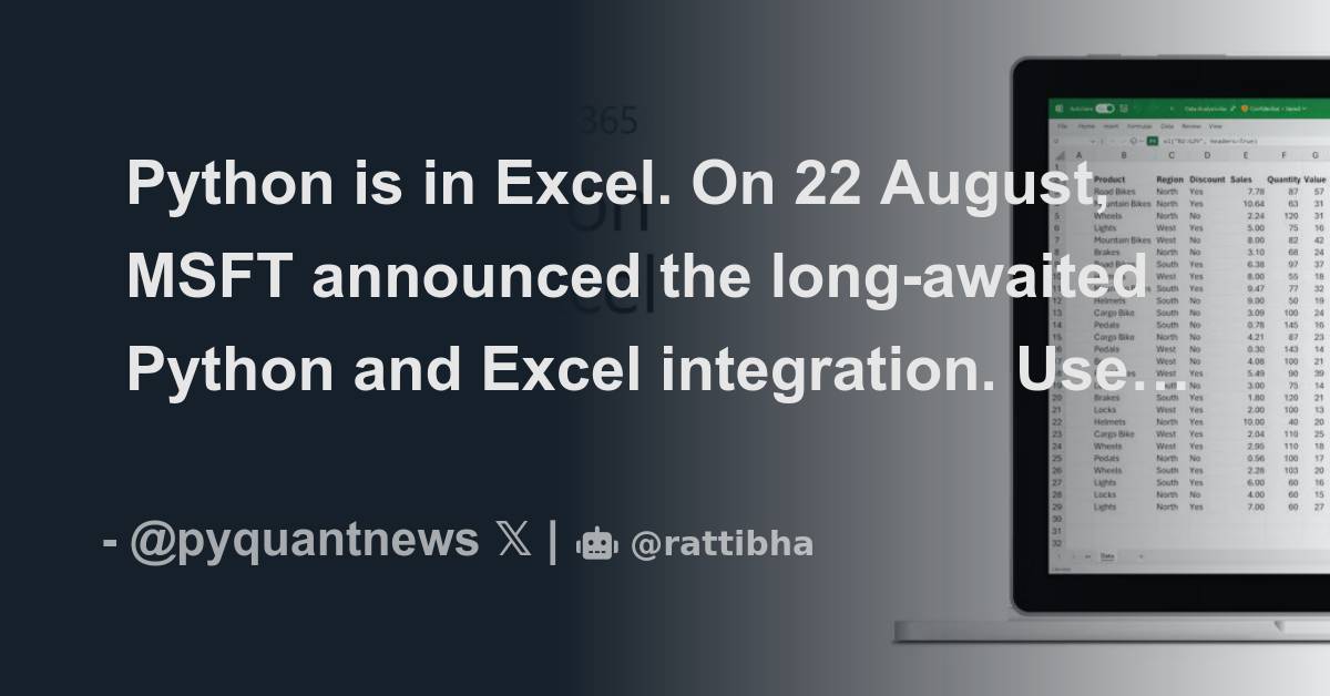 Python is in excel on 22 august msft announced the long awaited