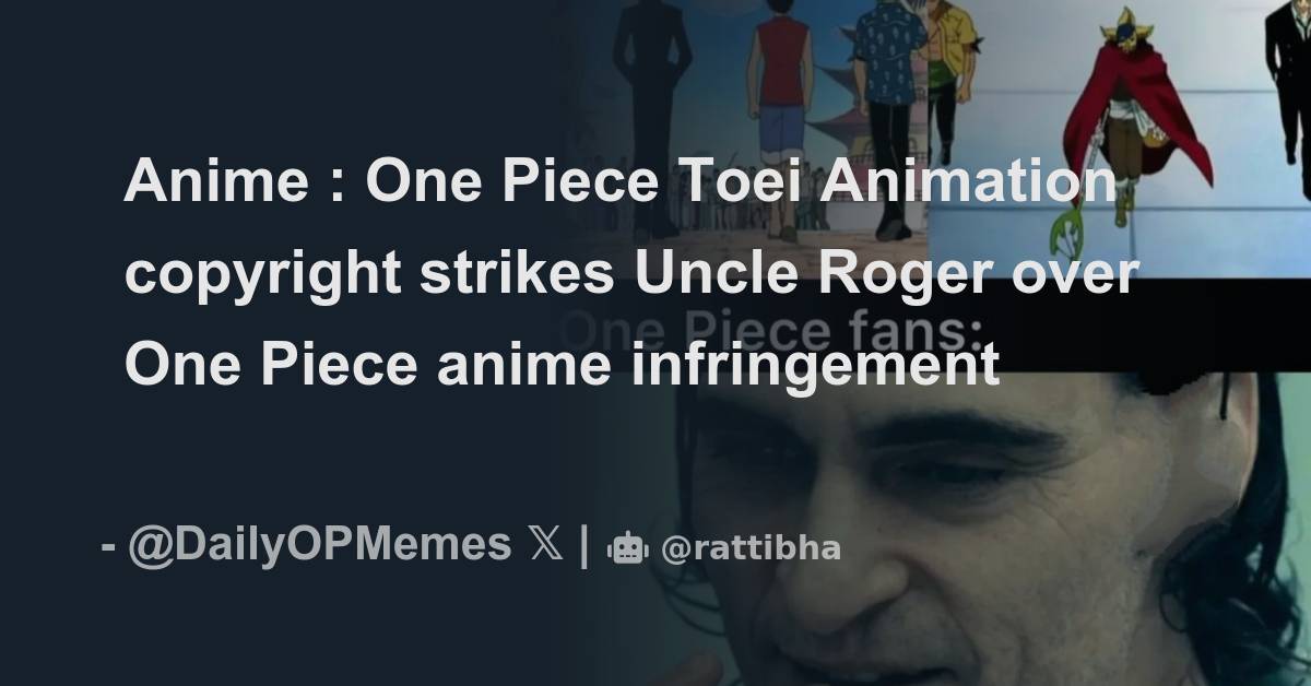 Daily OP Memes on X: Anime : One Piece  / X