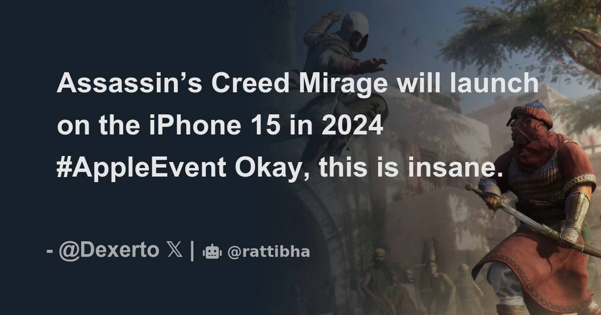 iPhone 15 Pro terá jogos como Assassin's Creed Mirage e mais - NerdBunker