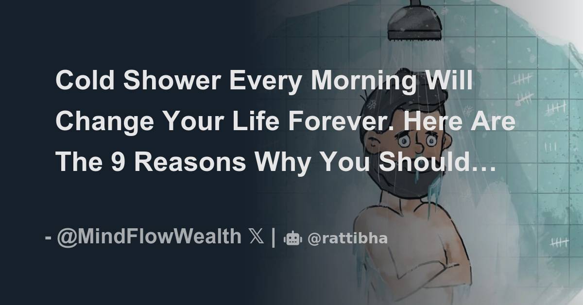 Cold Shower Every Morning Will Change Your Life Forever. Here Are The 9