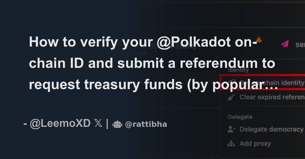 Polkadot Treasury, On-Chain Treasury