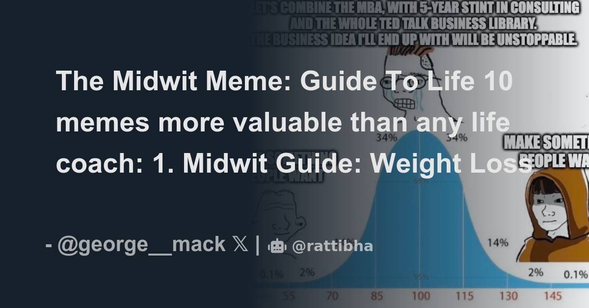 The Midwit Meme: Guide To Life 10 memes more valuable than any life ...