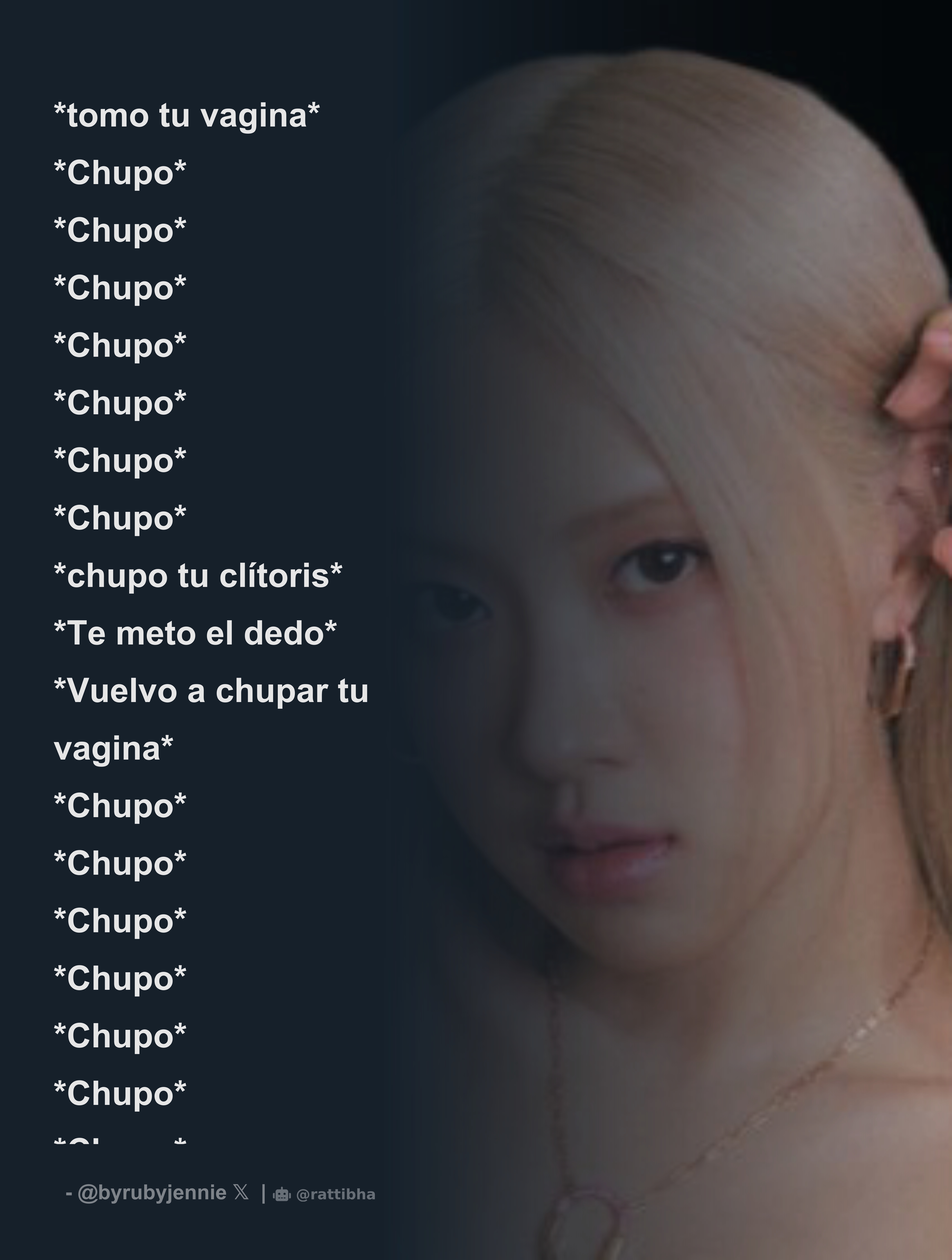 tomo tu vagina* *Chupo* *Chupo* *Chupo* *Chupo* *Chupo* *Chupo* *Chupo*  *chupo tu clítoris* *Te meto el dedo* *Vuelvo a chupar tu vagina - Download  Tweet Image from ‏ً @prendemo - Rattibha