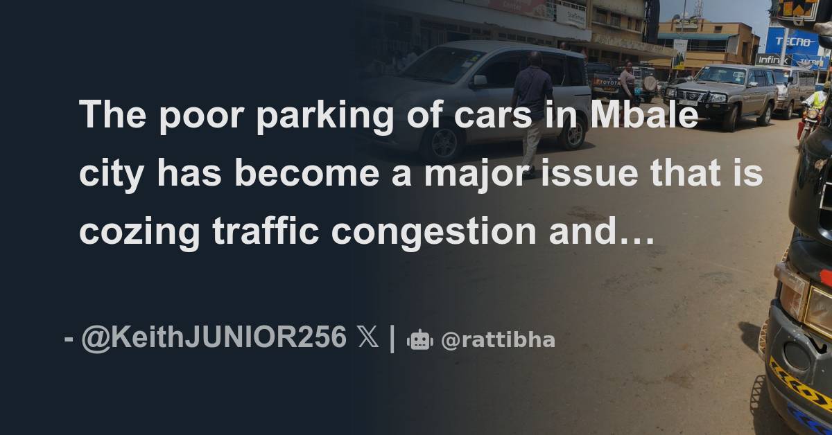 The poor parking of cars in Mbale city has become a major issue that is ...