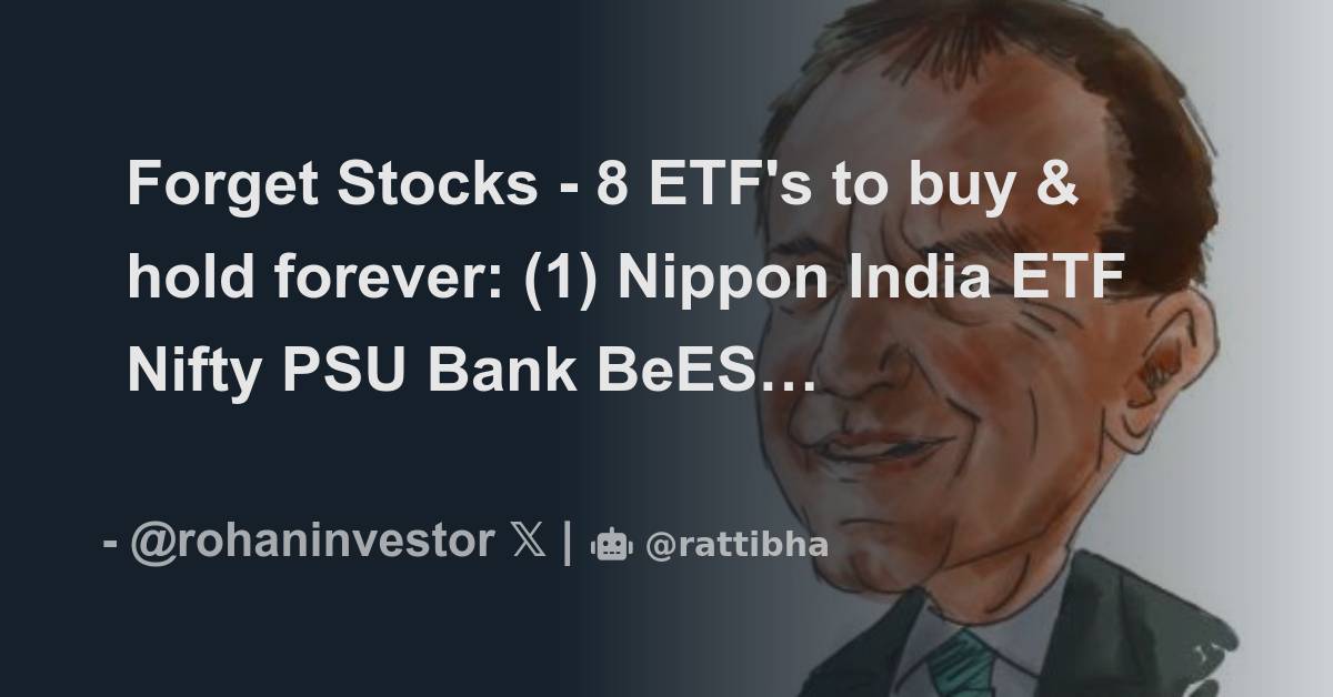 Stocks 8 ETF's to buy & hold forever المسلسل من Rohan Das