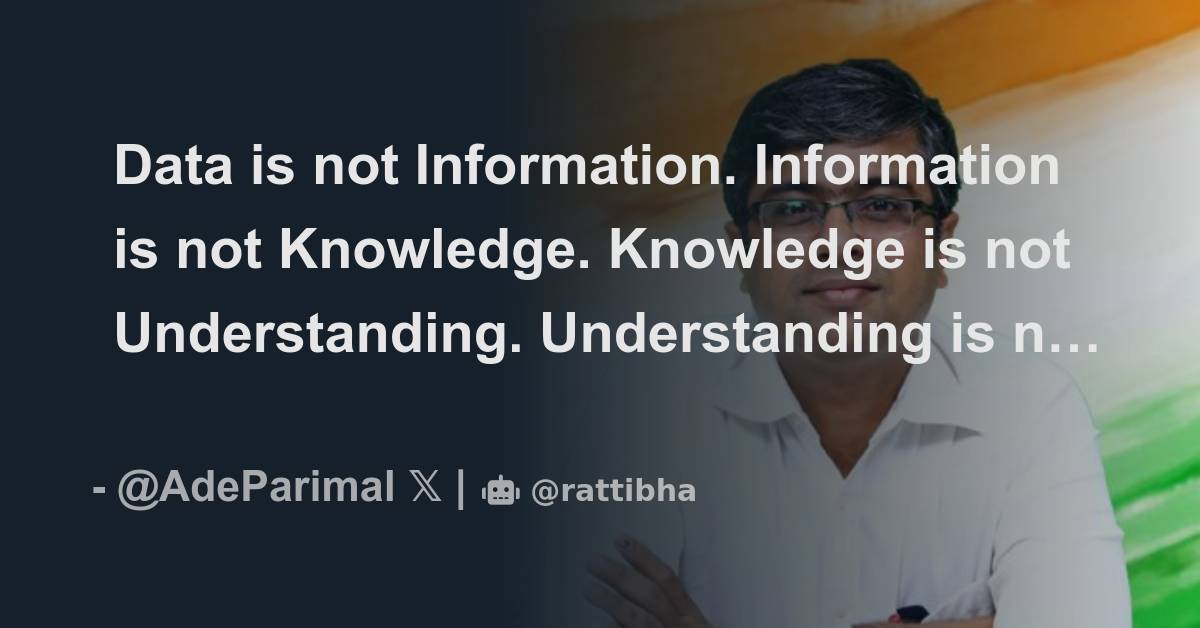 information is not knowledge essay upsc