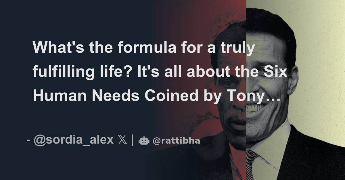 What's the formula for a truly fulfilling life? It's all about the Six ...