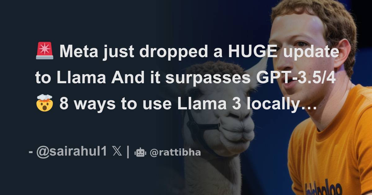 🚨 Meta Just Dropped A HUGE Update To Llama And It Surpasses GPT-3.5/4 🤯 ...