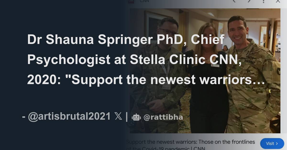 Dr Shauna Springer PhD, Chief Psychologist at Stella Clinic - Thread ...