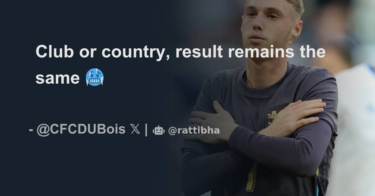 Club or country, result remains the same 🥶 - Thread from Dubois ...