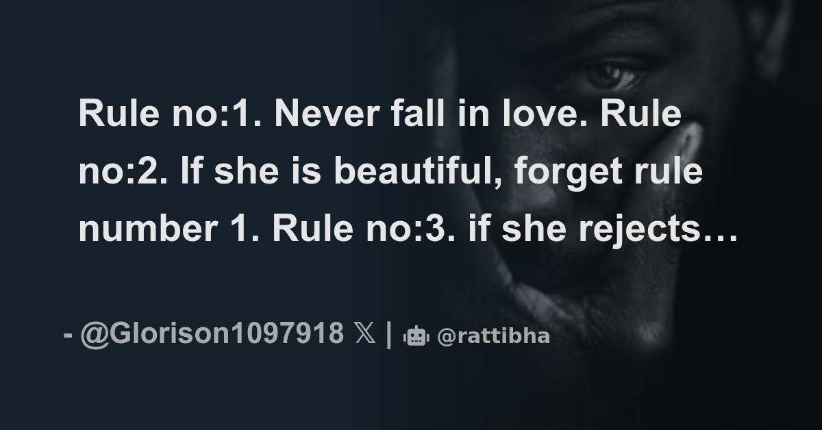 Rule Number 1 To Be A Boss Nicki Rule no:1. Never fall in love. Rule no:2. If she is beautiful, forget