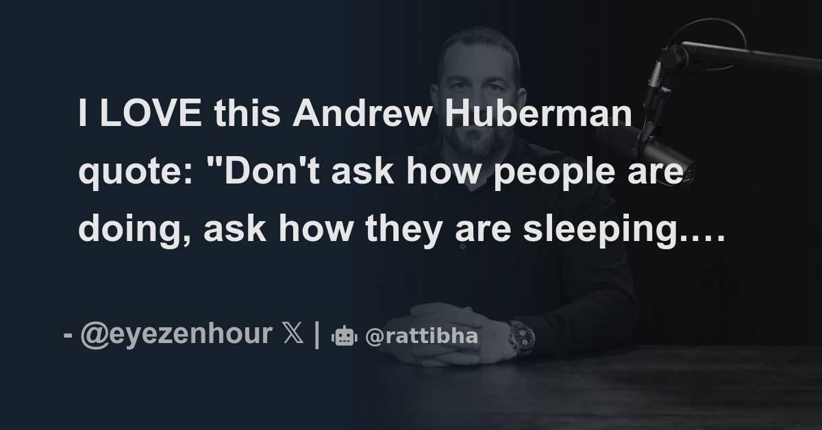 I LOVE this Andrew Huberman quote: 