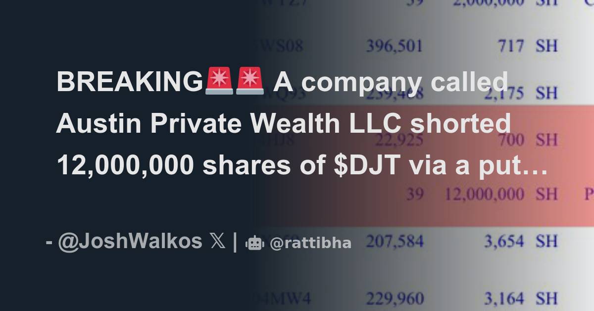 austin private wealth llc djt